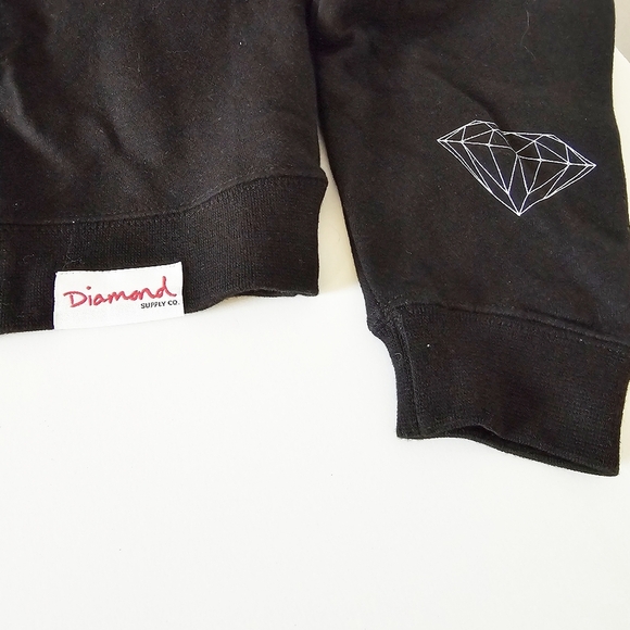 Diamond Supply Co DL-LA black sweatshirt crewneck Small - Picture 3 of 4